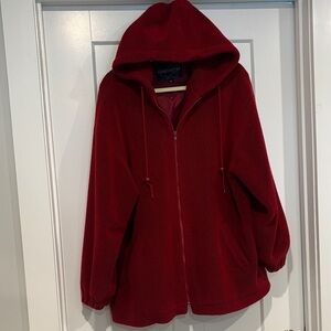 Zip up Fleece Hoodie 🔺Over Sized Medium fits XL